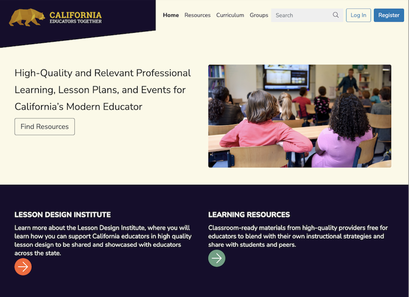 California Educators Together Powered by One Platform